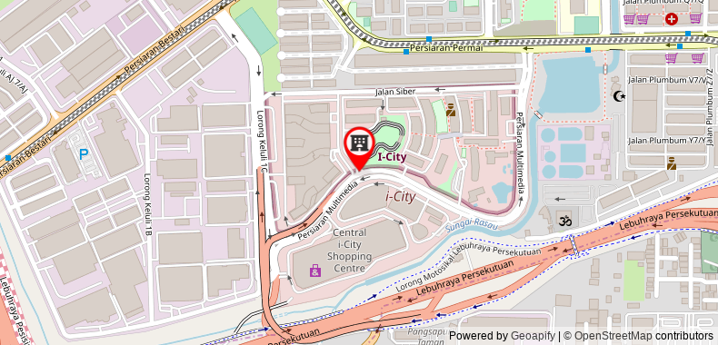 Bản đồ đến I-City Family Deluxe Shah Alam near UiTM & Jakel