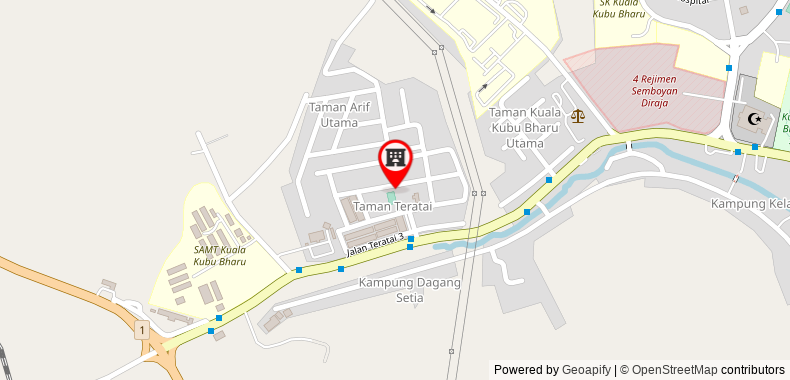 Bản đồ đến Khách sạn OYO 89584 Sahara Kuala Kubu Bharu