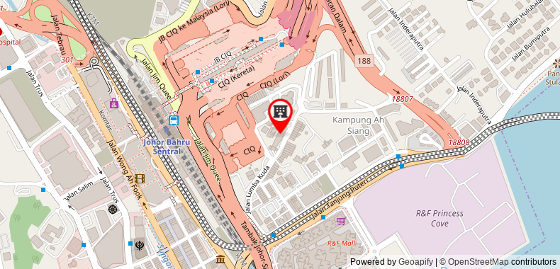 Bản đồ đến Khách sạn CIQ Jalan Lumba Kuda