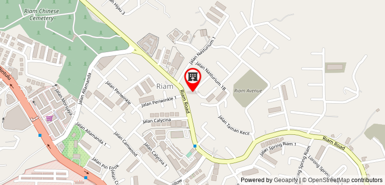 Riam Residence on maps