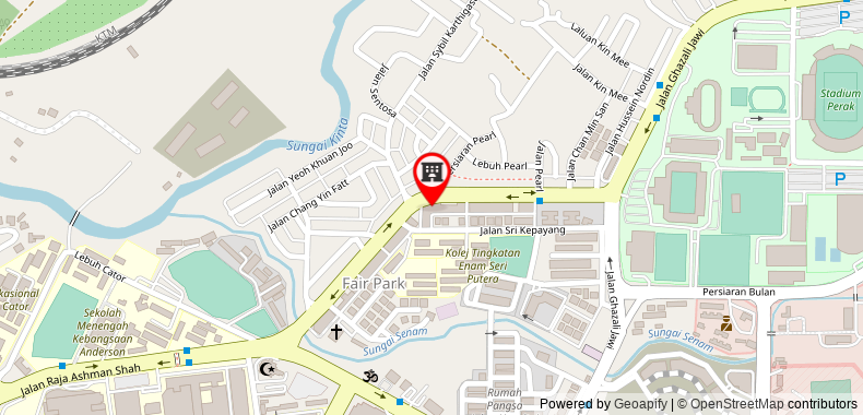 Bản đồ đến Khách sạn Fair Park Sdn Bhd