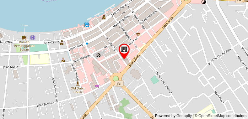 在地图上查看麻坡鎮景酒店