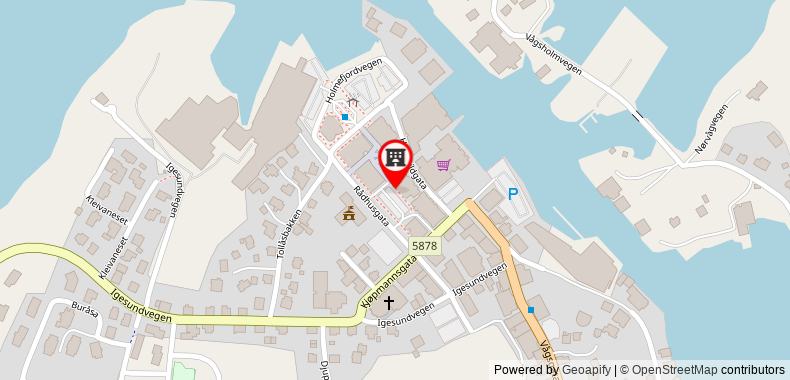 Bản đồ đến Khách sạn Thon Fosnavåg