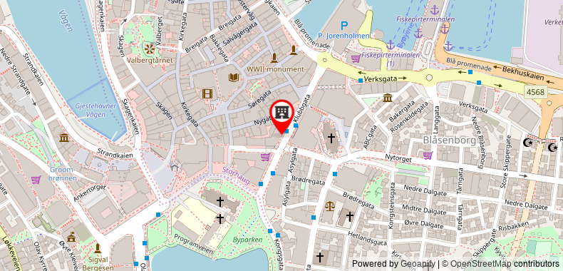 Bản đồ đến Khách sạn Thon Stavanger