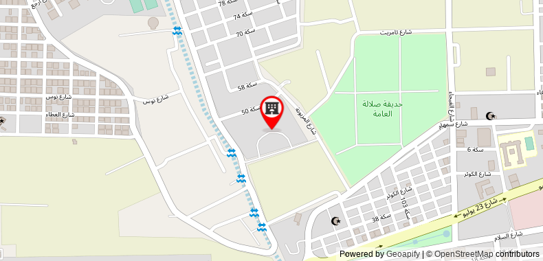 Bản đồ đến Khách sạn Ajwan Apartments