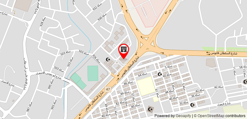 Bản đồ đến Khách sạn Salalah Plaza