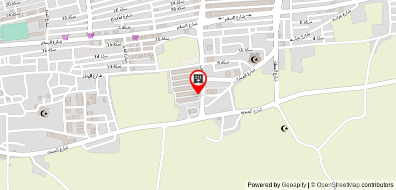 Dhofar hotel on maps