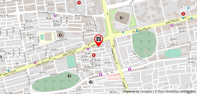 Bản đồ đến Khách sạn Muscat International Plaza Salalah