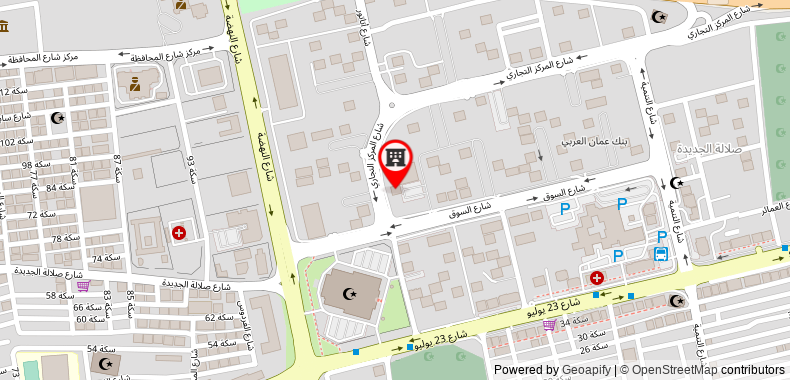 Bản đồ đến Khách sạn City Salalah