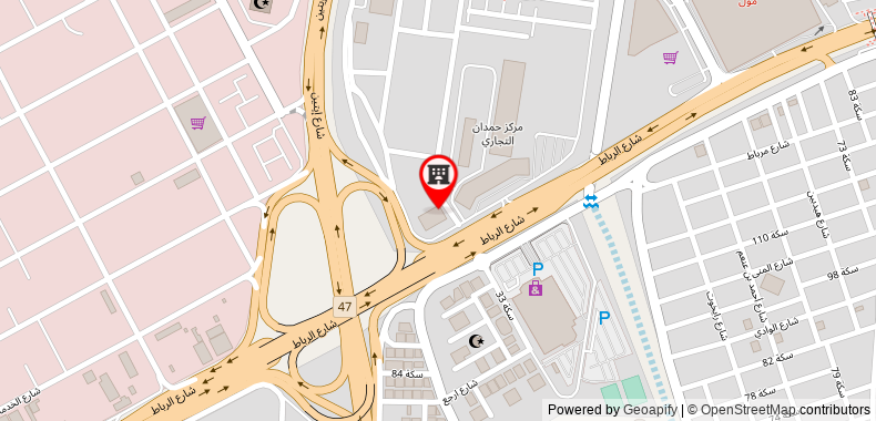 Bản đồ đến Khách sạn Hamdan Plaza