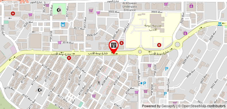 Bản đồ đến Wyndham Garden Muscat Al Khuwair