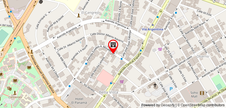 Bản đồ đến Khách sạn Riande Granada Urban