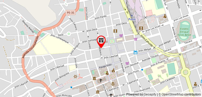 Bản đồ đến Khách sạn Sillustani Inn