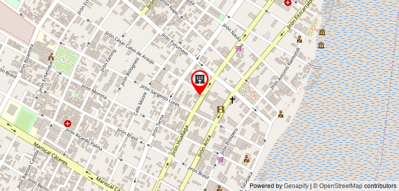 Bản đồ đến Khách sạn Acosta