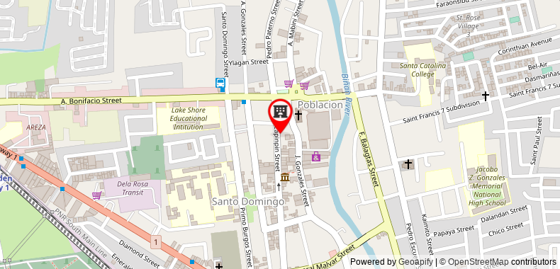 Bản đồ đến Khách sạn Meaco Royal Binan