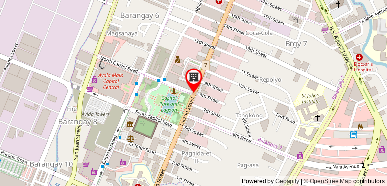 Seda Capitol Central Business and Staycation Hotel on maps