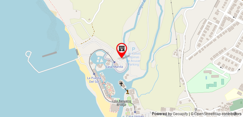 Las Casas Filipinas de Acuzar Resort on maps