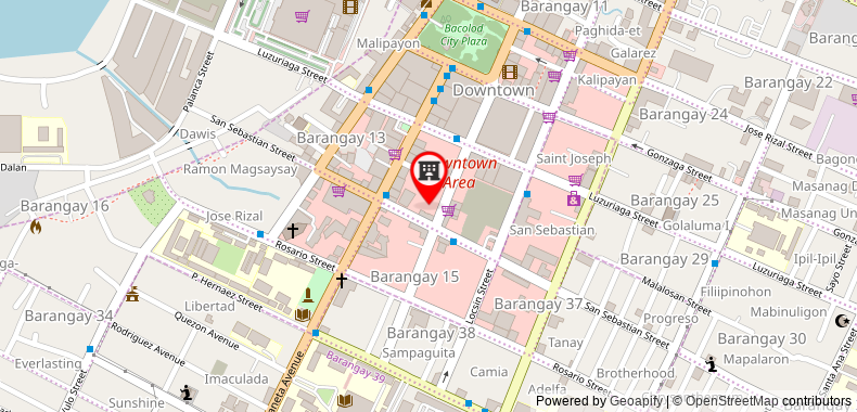 Bacolod Kings Hotel on maps