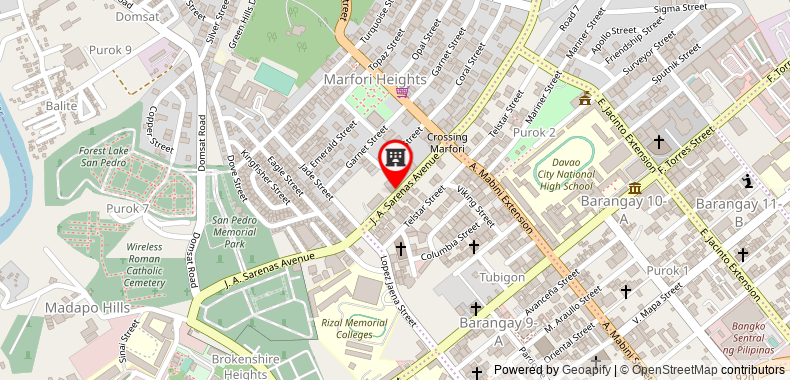 The Madeline Boutique Hotel and Suites on maps