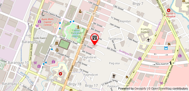Bản đồ đến Cloud 907 Condominium at Cityscape Residences