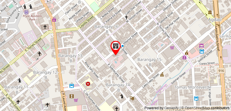 The Ritz Hotel at Garden Oases (Multiple-Use Hotel) on maps