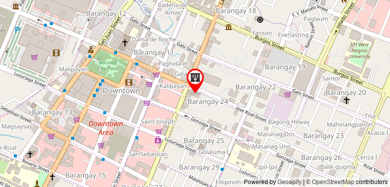 Bản đồ đến ZEN Rooms Middle Town Inn Bacolod