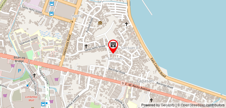 在地图上查看紅門酒店-近拉帕桑廣場-卡加延德奧羅