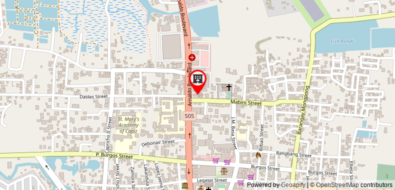 Bản đồ đến Khách sạn Asia Novo Boutique -Roxas City