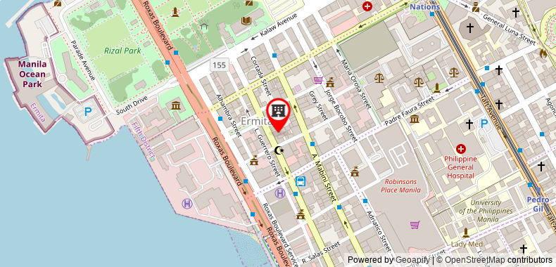 Hotel La Corona Manila on maps