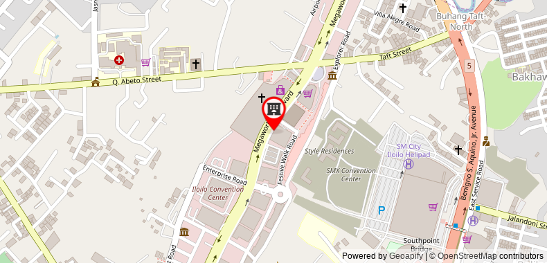 Bản đồ đến Khách sạn Courtyard by Marriott Iloilo
