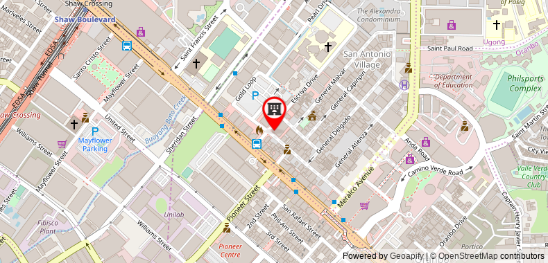 Bản đồ đến Khách sạn Astoria Plaza (Multi-Use )