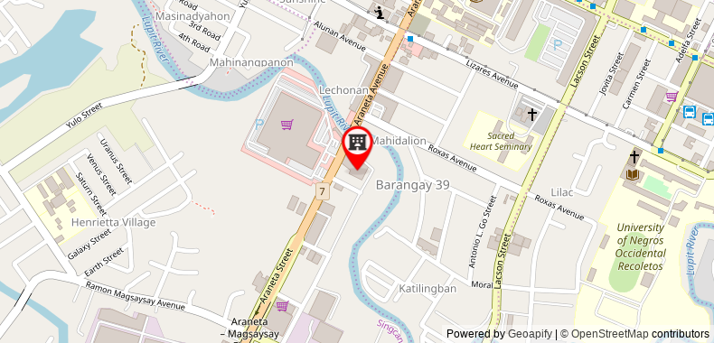 Bản đồ đến Khách sạn Grand Regal Bacolod