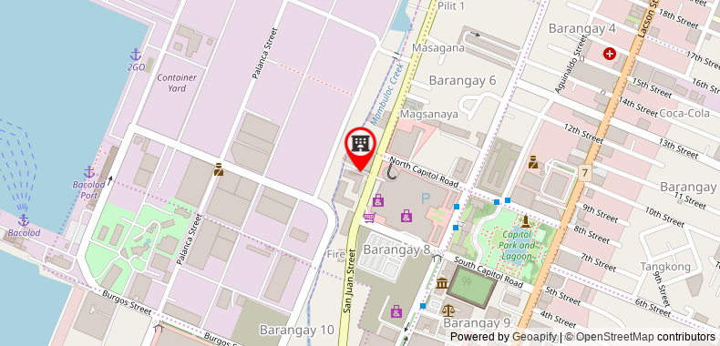Bản đồ đến Modern & Cozy Studio in Bacolod City Center