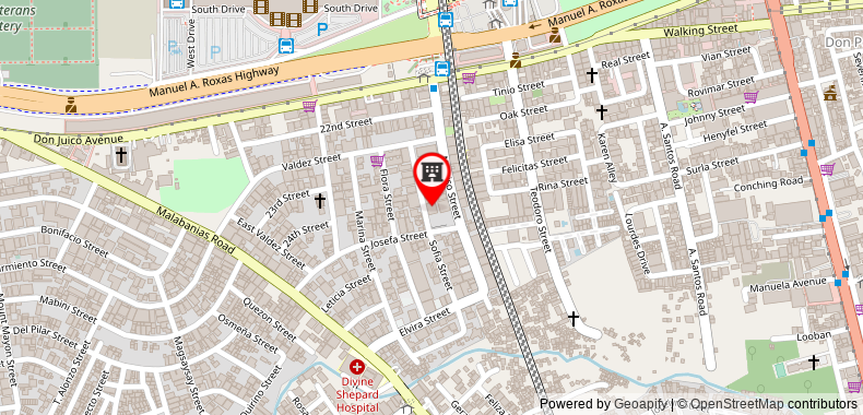 ELTI Suites by Bluebookers on maps