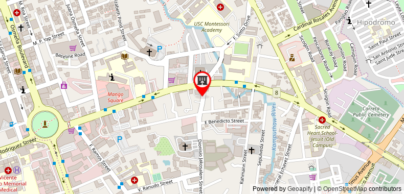 Bản đồ đến 8th Street Guest House - Jakosalem Street