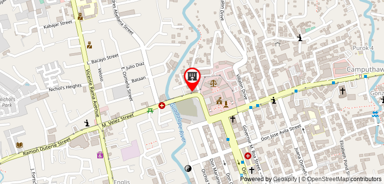 Bản đồ đến Khách sạn Amethyst Boutique Cebu