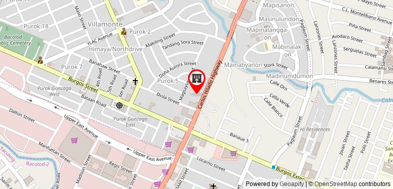 OYO 550 East View Hotel on maps
