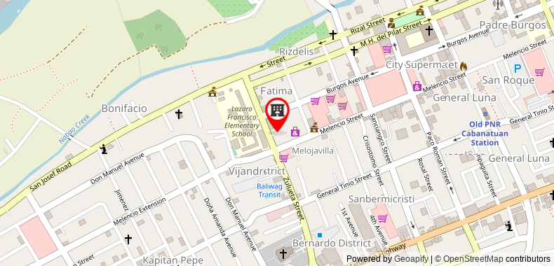 La Parilla Hotel on maps