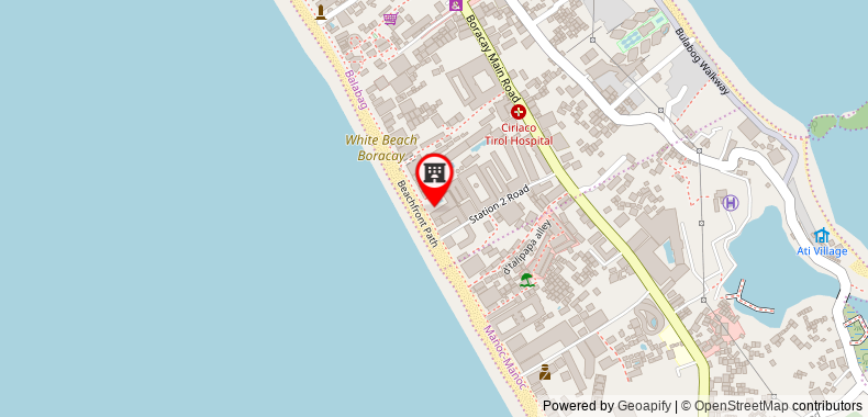 Henann Palm Beach Resort on maps