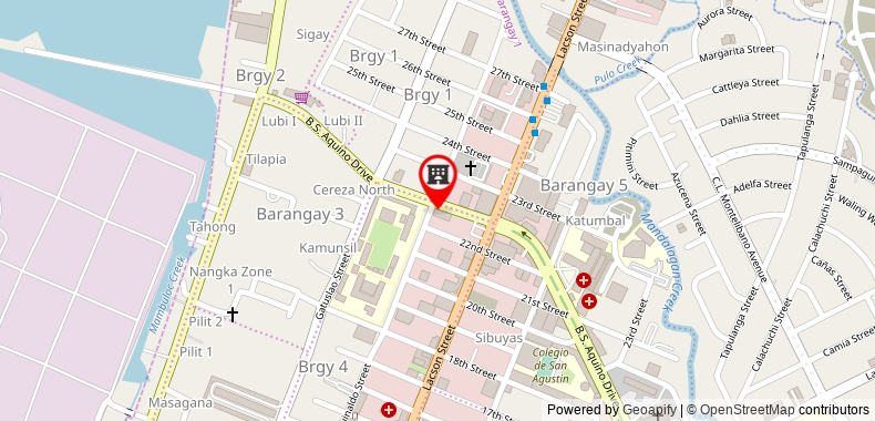 Bản đồ đến Khách sạn The Henry Roost Bacolod