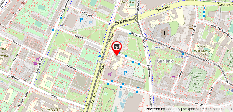 Bản đồ đến Khách sạn Campanile Wroclaw Centrum