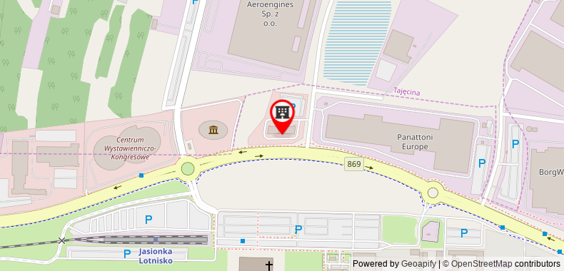 Holiday Inn Express Rzeszow Airport on maps