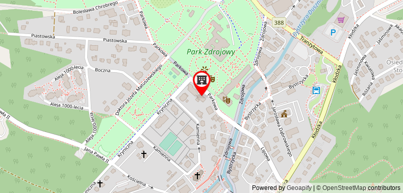 Bukowy Park Hotel Medical SPA on maps