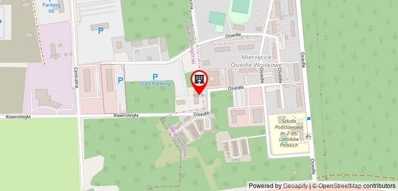 Hotel Iskra by Katowice Airport on maps