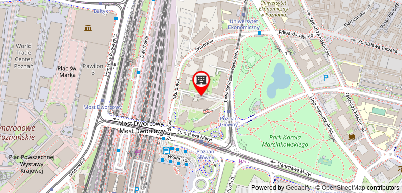 Bản đồ đến Poznan Apartments