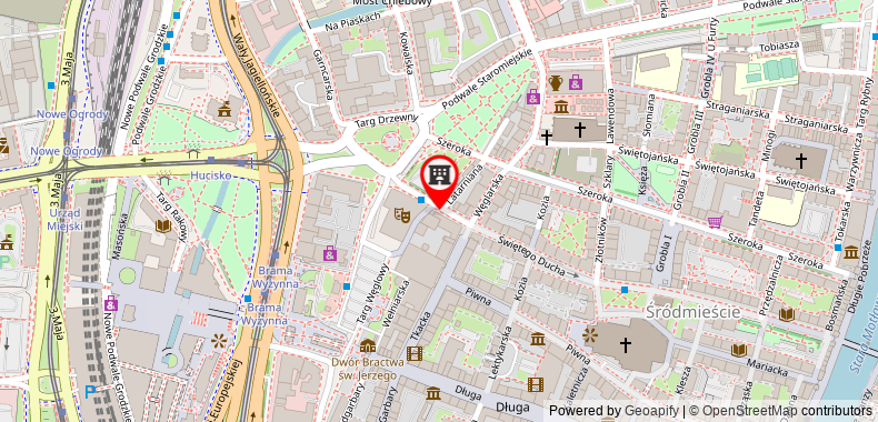 Bản đồ đến Khách sạn Wolne Miasto Old Town Gdansk