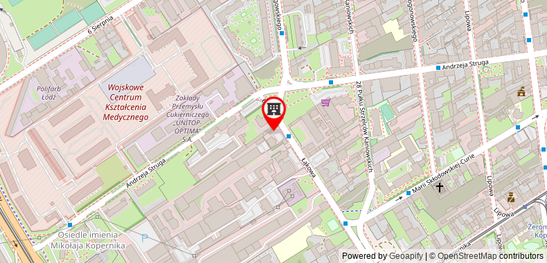 Bản đồ đến Modern apartment next to Hilton, Łąkowa 3b