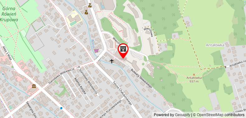 Bản đồ đến Khách sạn Radisson Blu Residences Zakopane