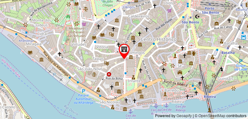 Hotel da Bolsa on maps