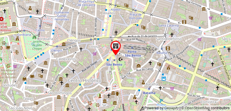 Bản đồ đến S. Bento Residences